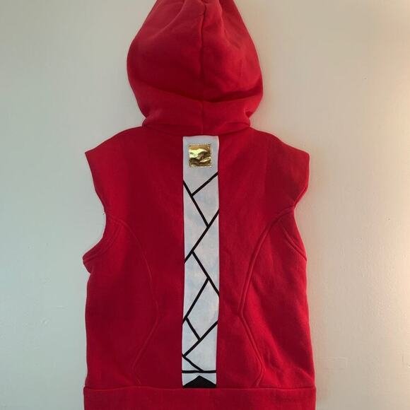 FORTNITE Girl’s Pink/Black Sweatshirt Hooded Zip Up Vest / Size: Large 10-12 - Picture 11 of 12